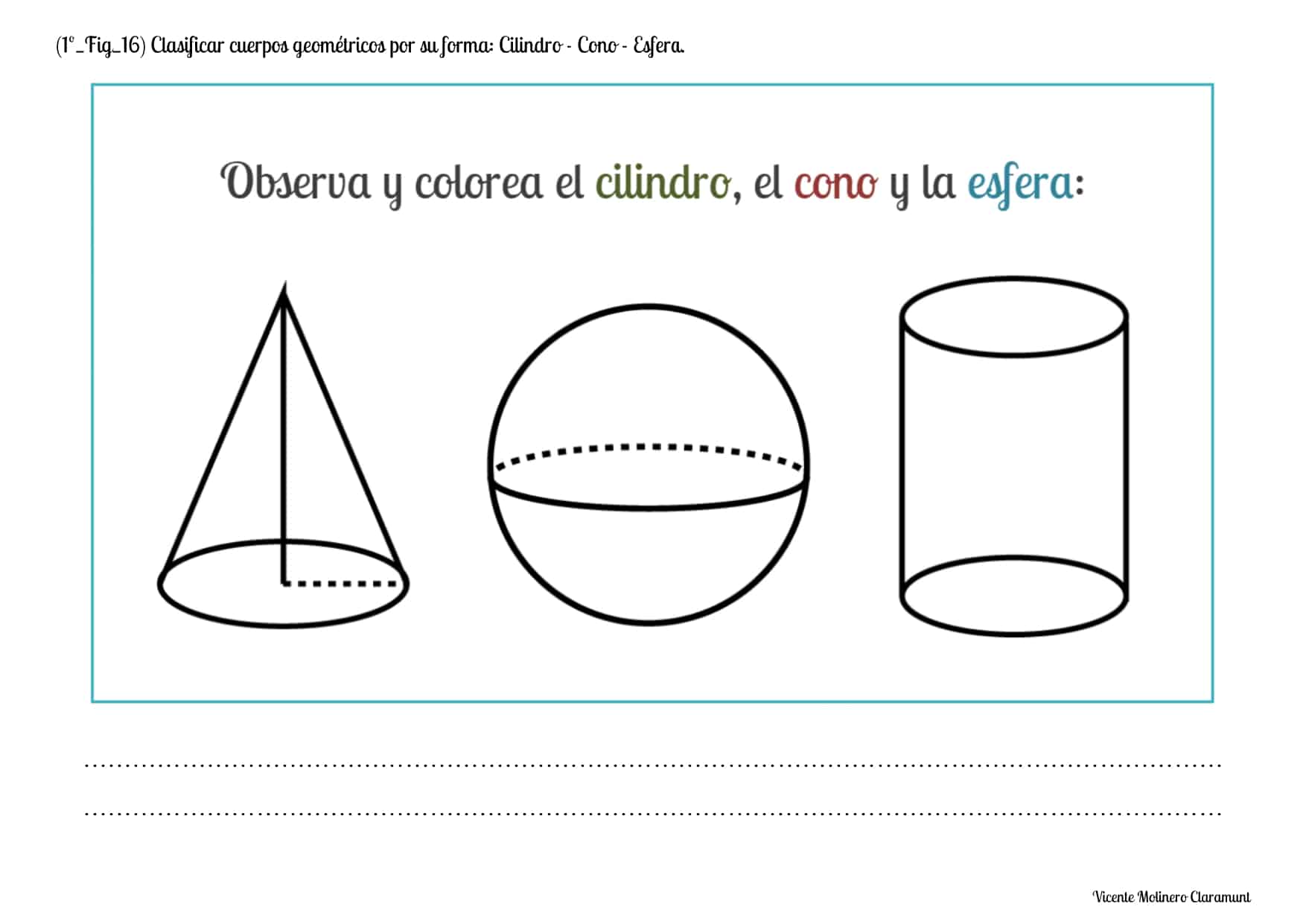 Cuerpos Geom Tricos Primero Educaci N Primaria A Os