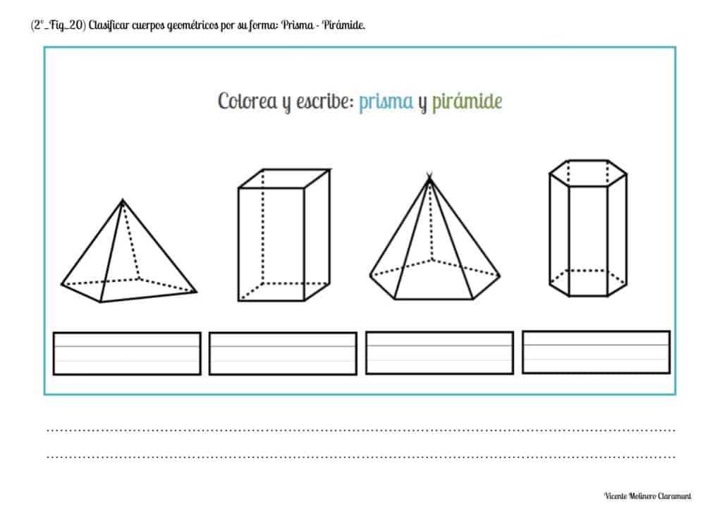 Cuerpos Geom Tricos Segundo Educaci N Primaria A Os