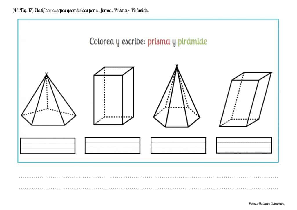 Cuerpos Geom Tricos Cuarto Educaci N Primaria A Os