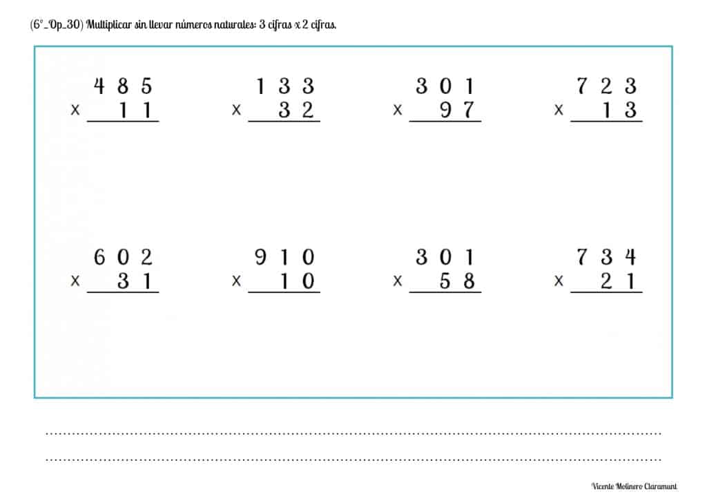 Resultado De Imagen Para Multiplicaciones De Cifras Vrogue Co