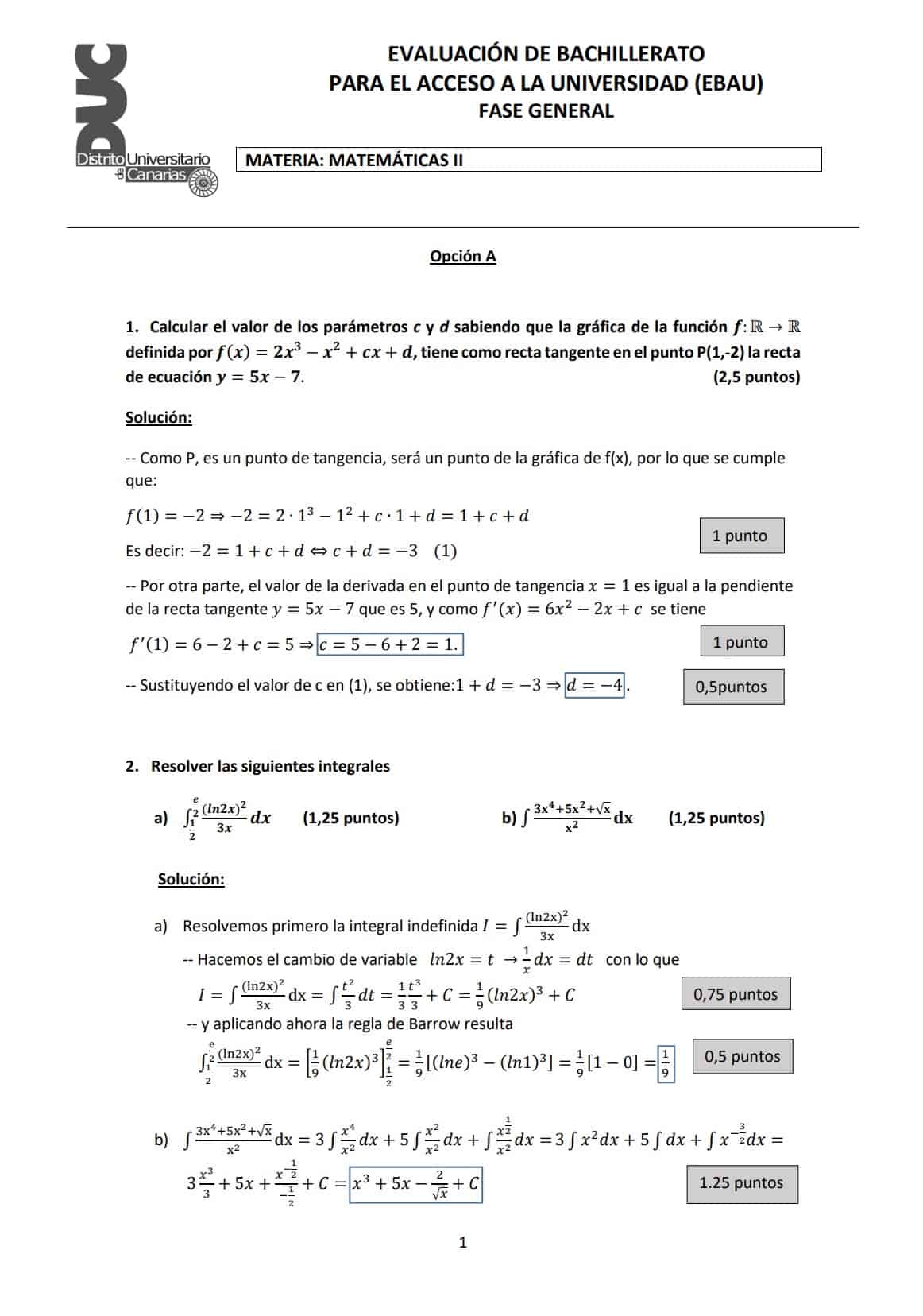 Ebau Matem Ticas Canarias Ex Menes Y Soluciones