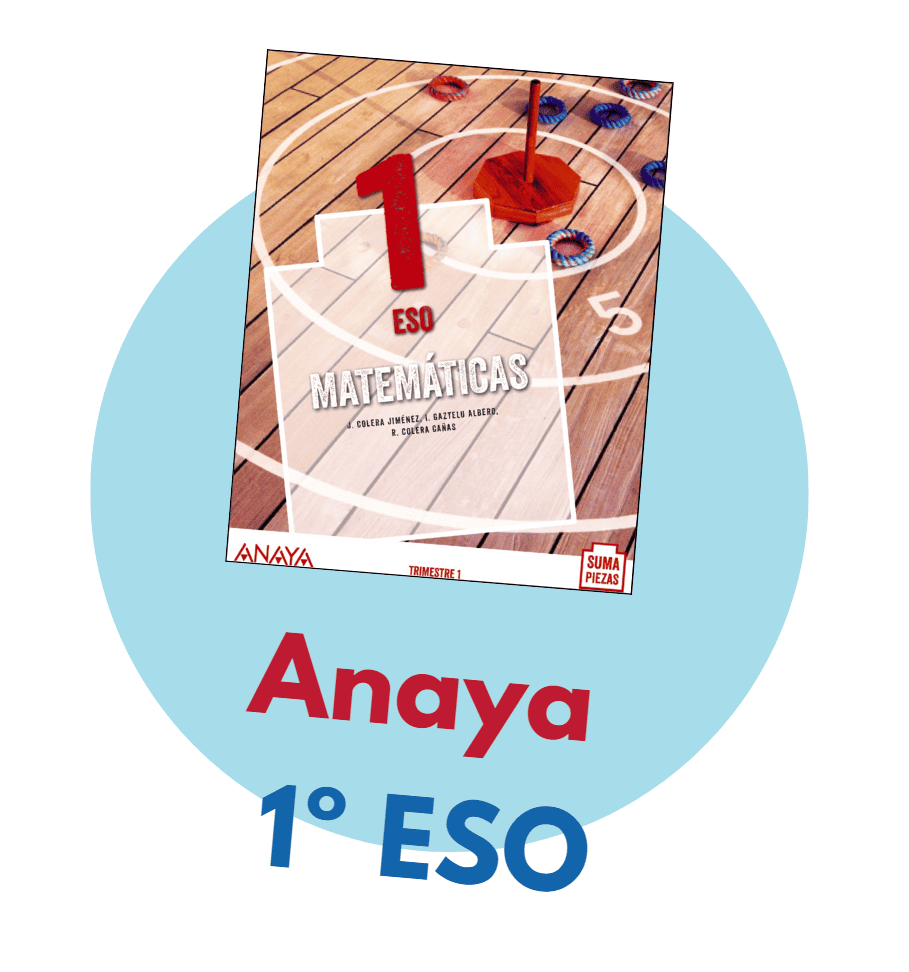 1º ESO Matemáticas Suma Piezas Anaya 2024