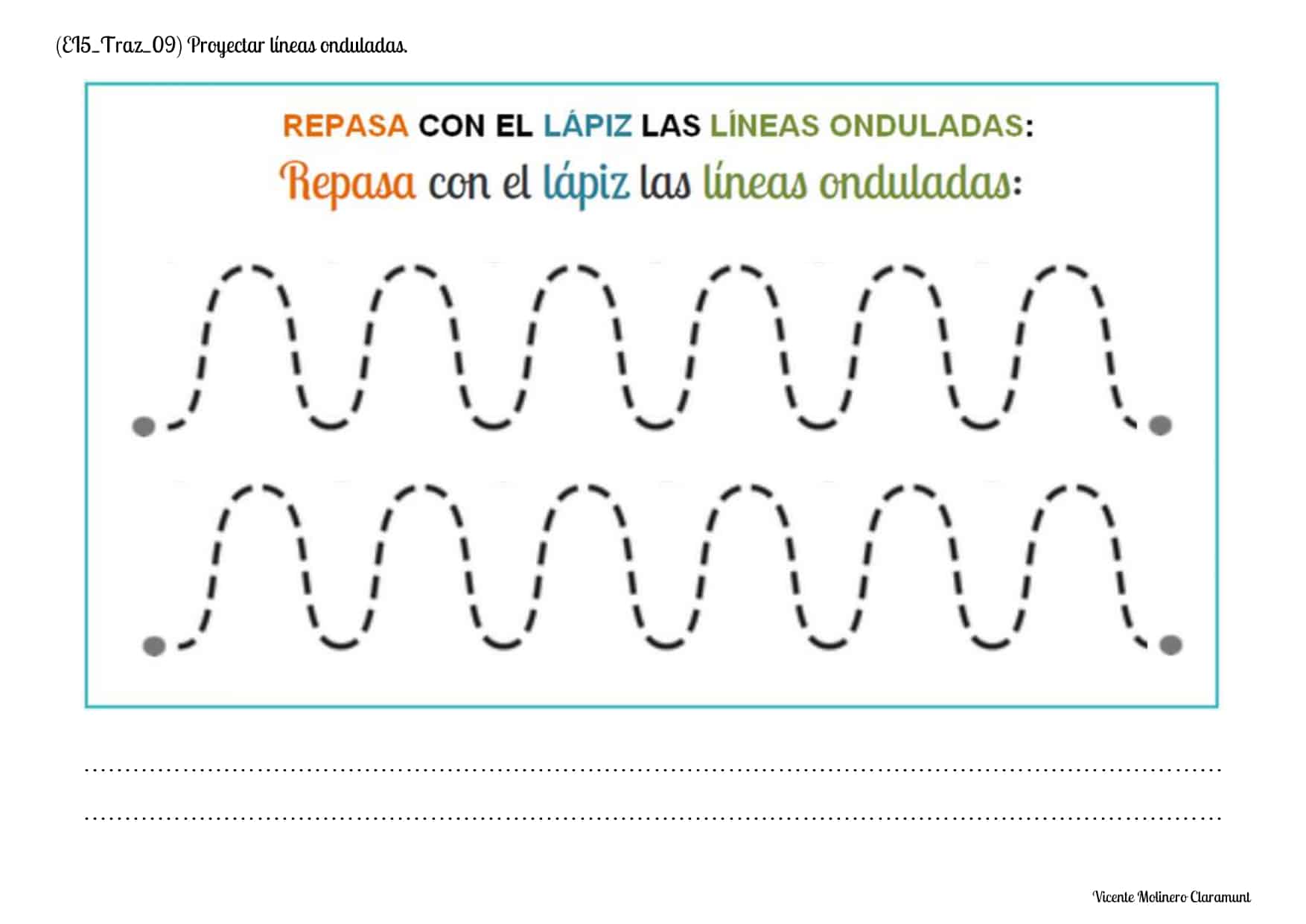 Trazos Para Niños De 5 A 6 Años Letras