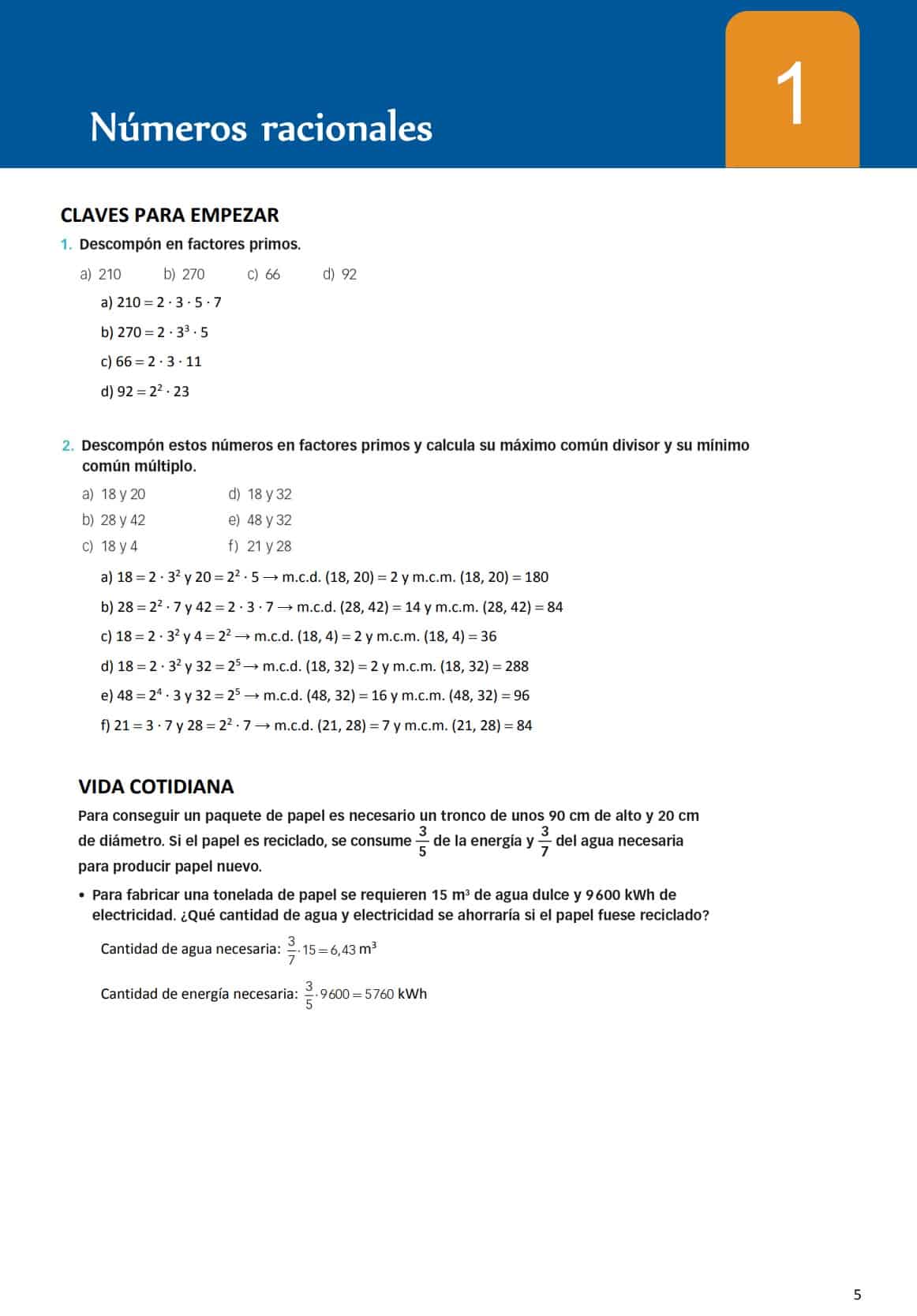 📚 3 ESO SANTILLANA 📚 Libro Y Solucionario Matemáticas PDF