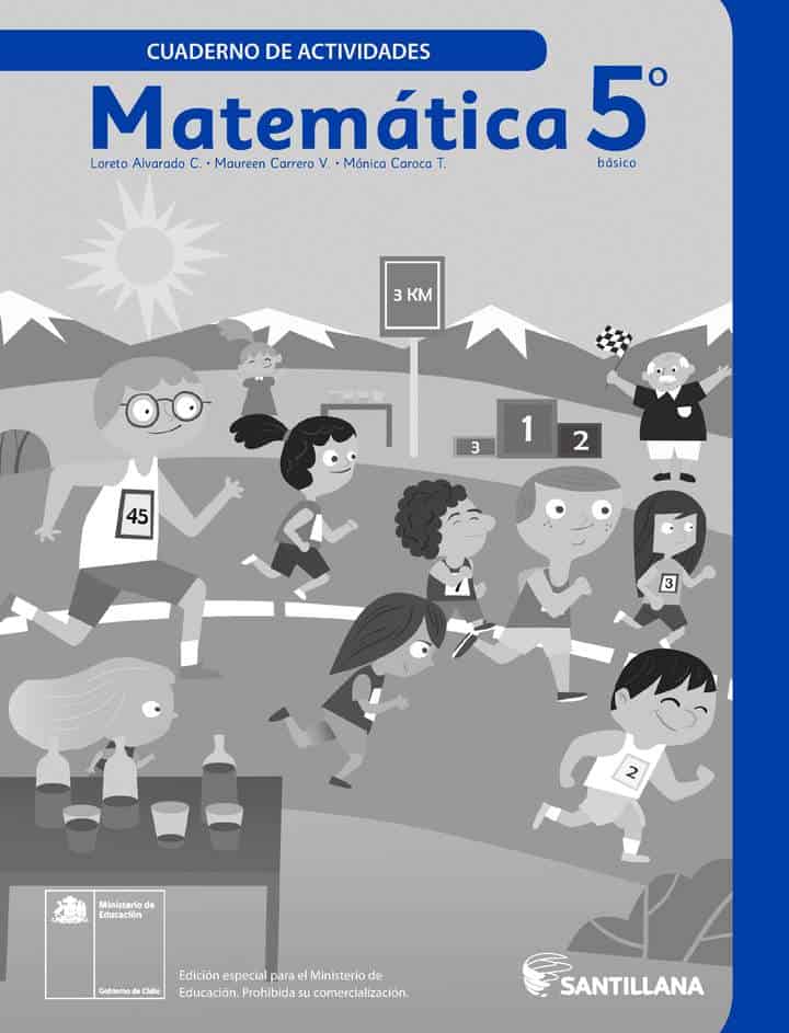 📚 5º Básico Matemática Santillana 📚 Cuaderno Actividades 2024