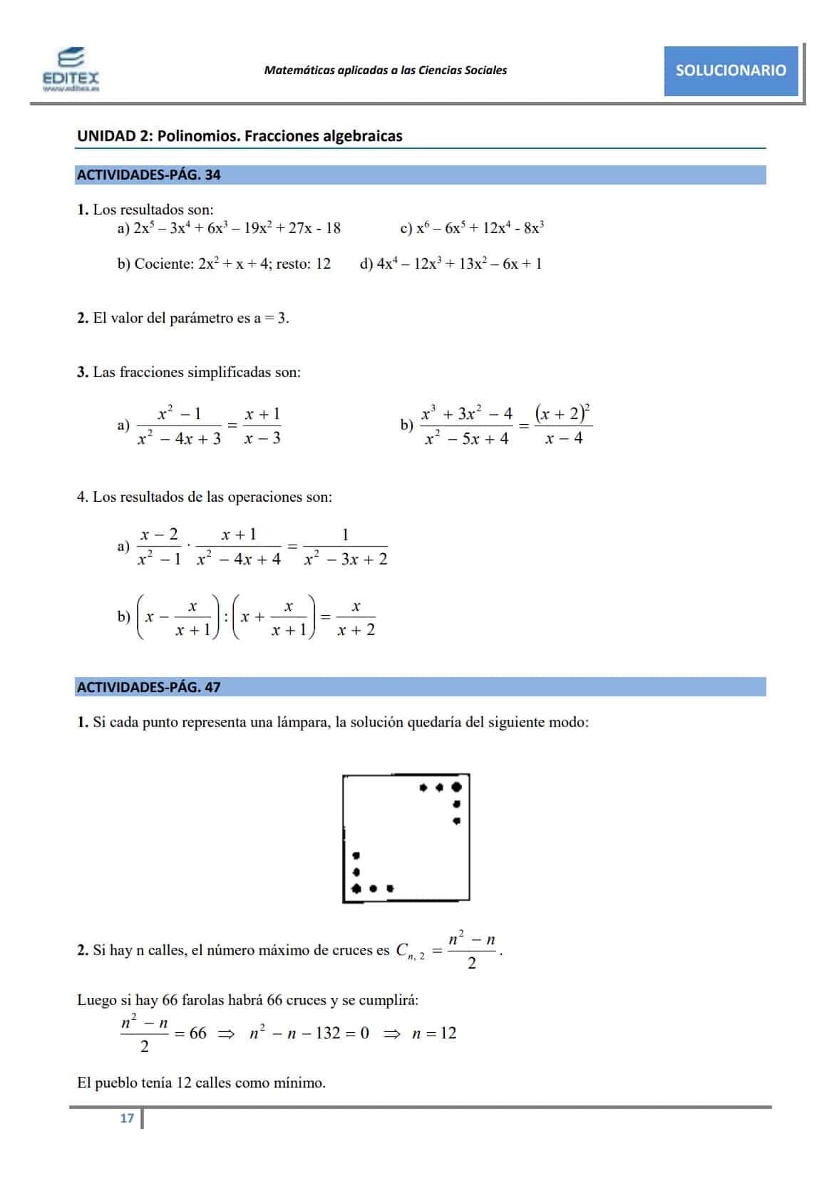 📚 1 BACHILLER EDITEX 📚 Libro Y Solucionario Matemáticas