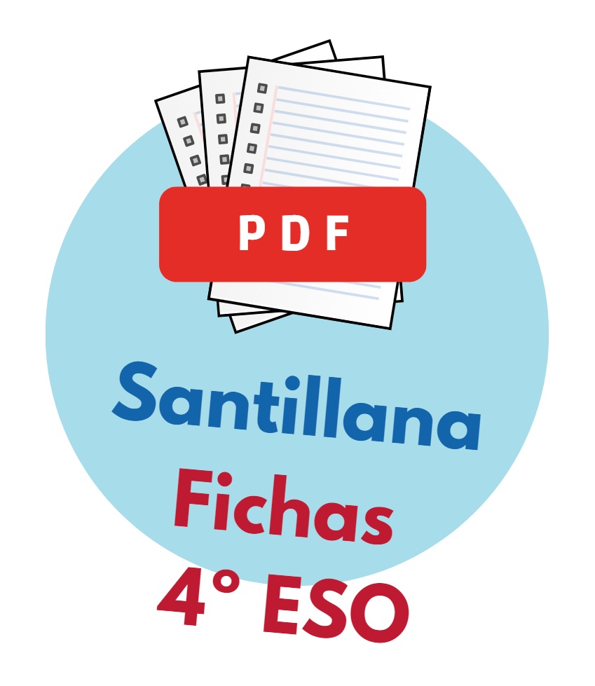 🧑‍🏫 4º ESO Fichas Santillana 🧑‍🏫 Matemáticas PDF 2024