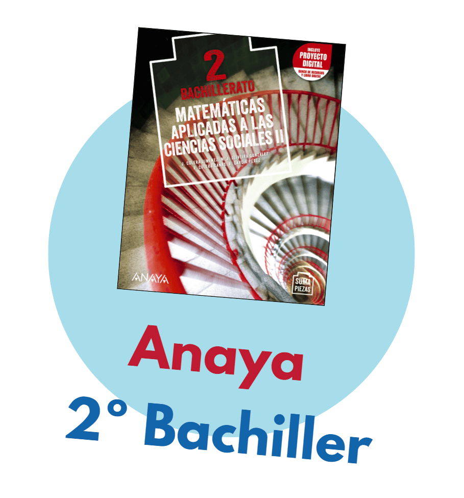 📖 2º Bachillerato 📖 Matemáticas CCSS II - Suma Piezas - Anaya