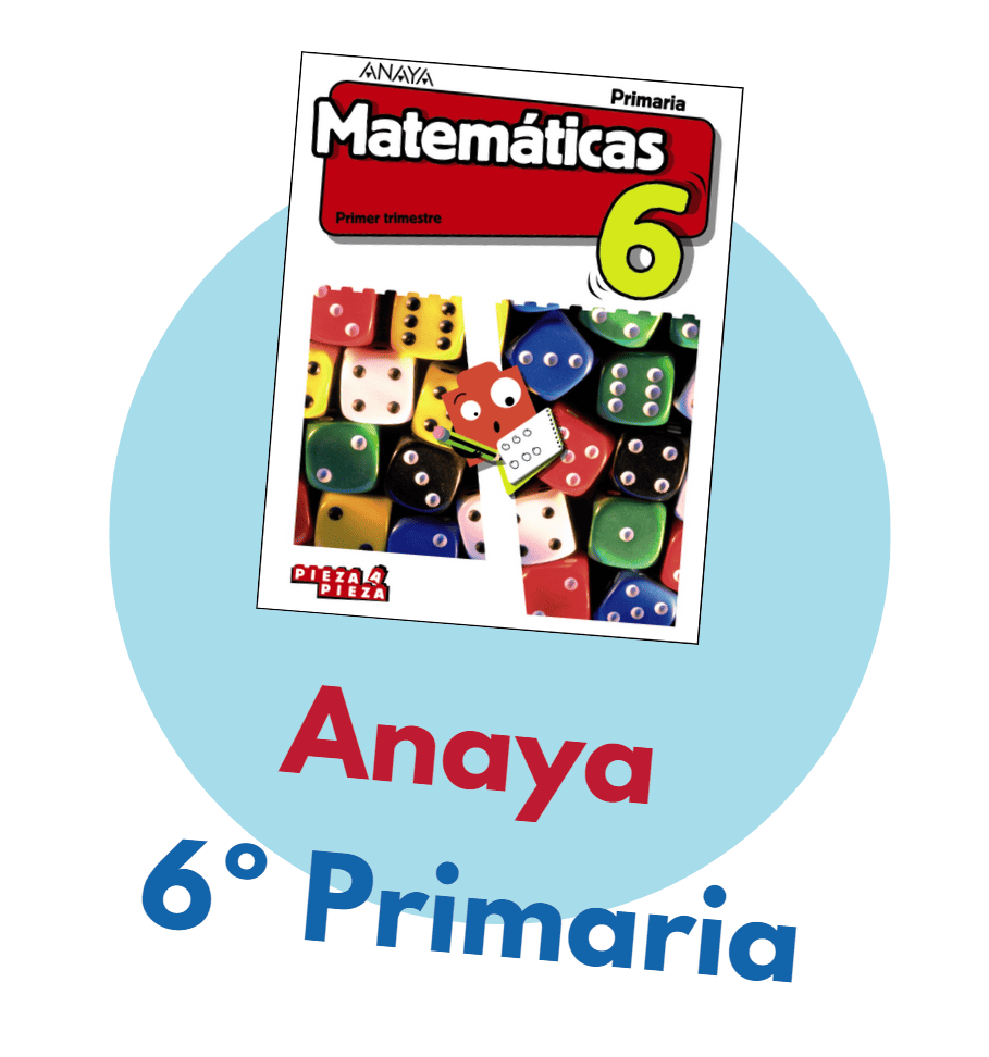 📖 6º Primaria 📖 Matemáticas "Pieza A Pieza" Anaya 2024